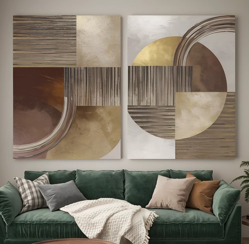 Leinwand bilder set abstrakte - bilder,