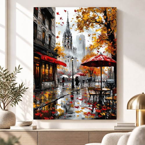 Leinwand bild cafe - leinwand,