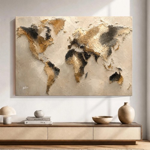 Leinwand bilder xxl weltkarte - bilder,