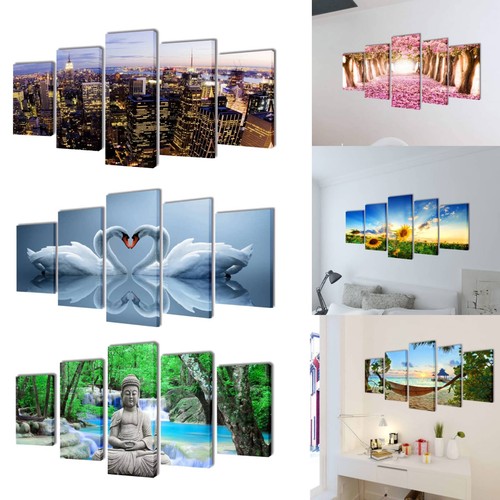 5tlg bilder dekoration - 5tlg,