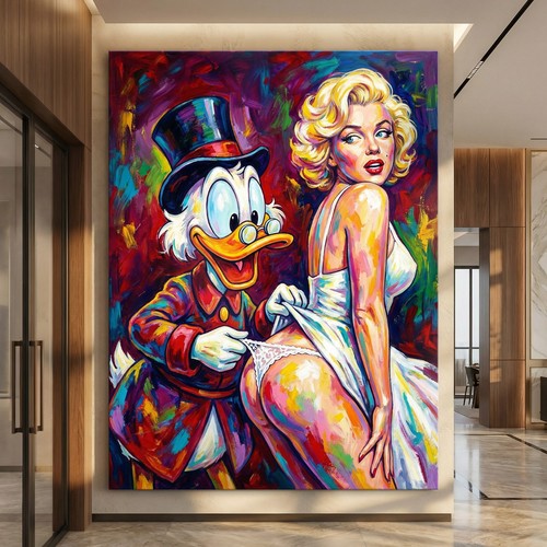 Marilyn monroe und donald duck - marilyn,