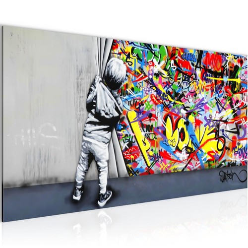Wandbild banksy bilder - banksy, xxl